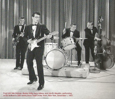 Buddy Holly and Crickets on Toast of the Town, 1 December 1957