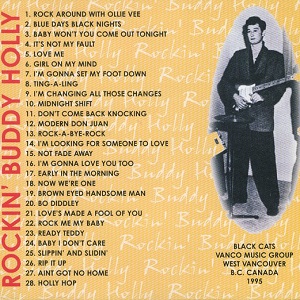 Rockin' Buddy Holly case reverse